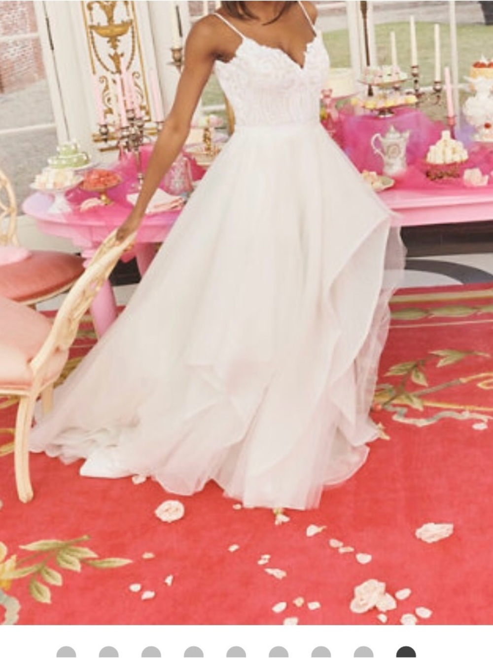 Elegant White Wedding Removable Skirt with Layered Tulle Skirt